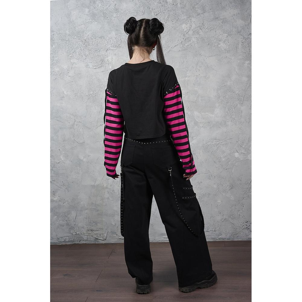 Banned - Hangfire Wide leg trousers - Black